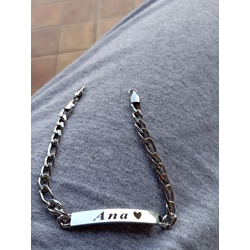 Pulsera exclava acero - Imagen 1