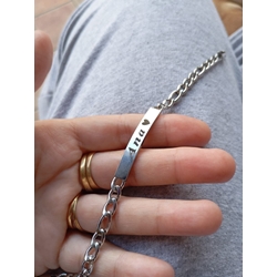 Pulsera exclava acero - Imagen 2