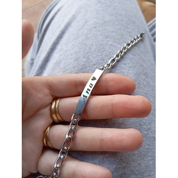 Pulsera exclava acero - Imagen 2