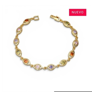 Pulsera Gold ojo turco colors - Imagen 1