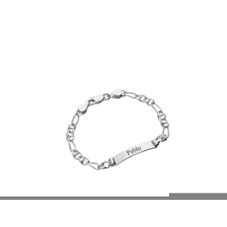 Pulsera hungarina con placa personalizable - Imagen 2