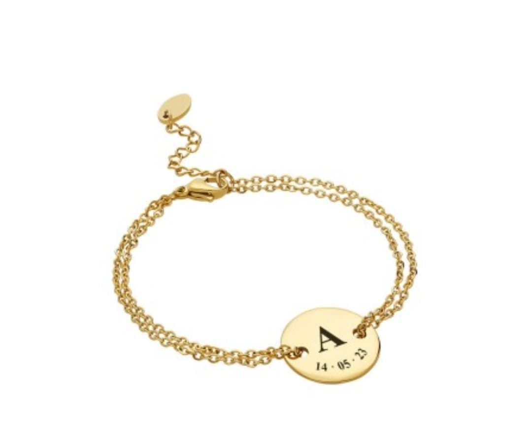 Pulsera identity cadenas acero - Imagen 1