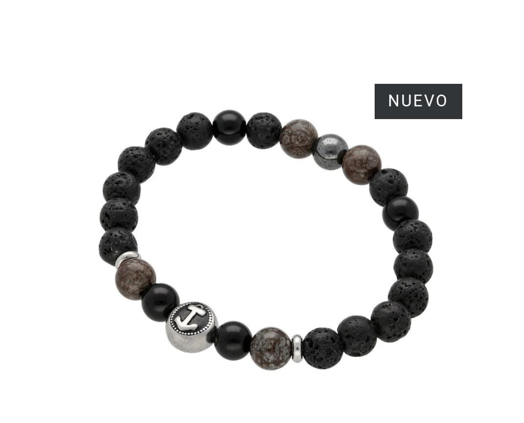 Pulsera Náutica lava volcánica - Imagen 1