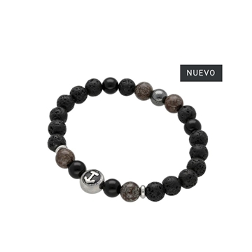 Pulsera Náutica lava volcánica - Imagen 1