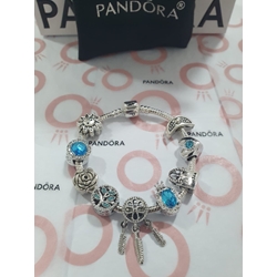 Pulsera Pandora con charms Acero - Imagen 1