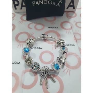 Pulsera Pandora con charms Acero - Imagen 1