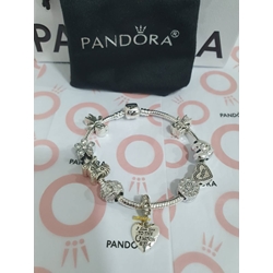 Pulsera Pandora con corazón acero - Imagen 2