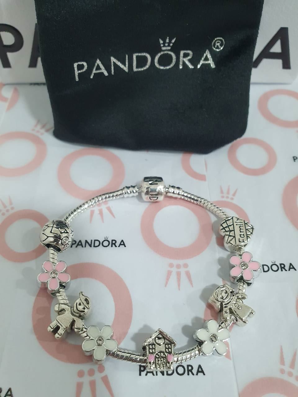 Pulsera Pandora flores - Imagen 1
