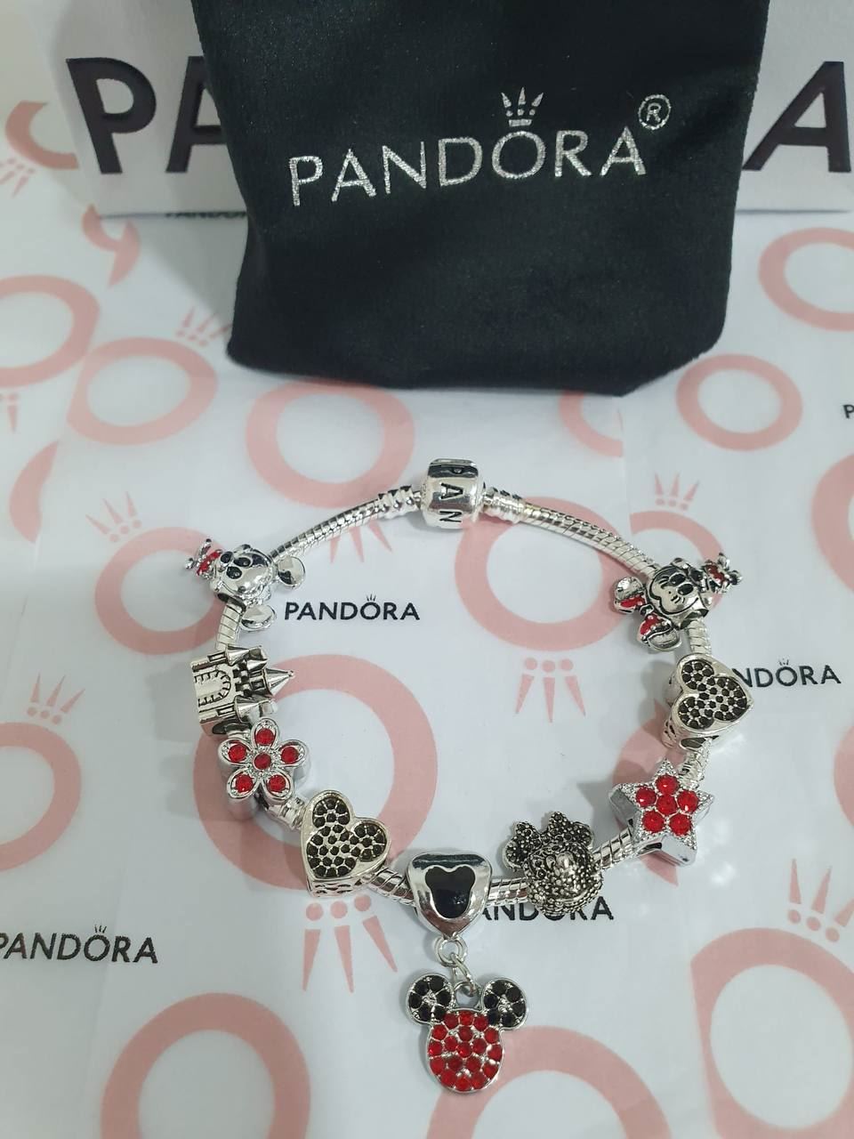 Pulsera Pandora Mickey y Minnie - Imagen 1