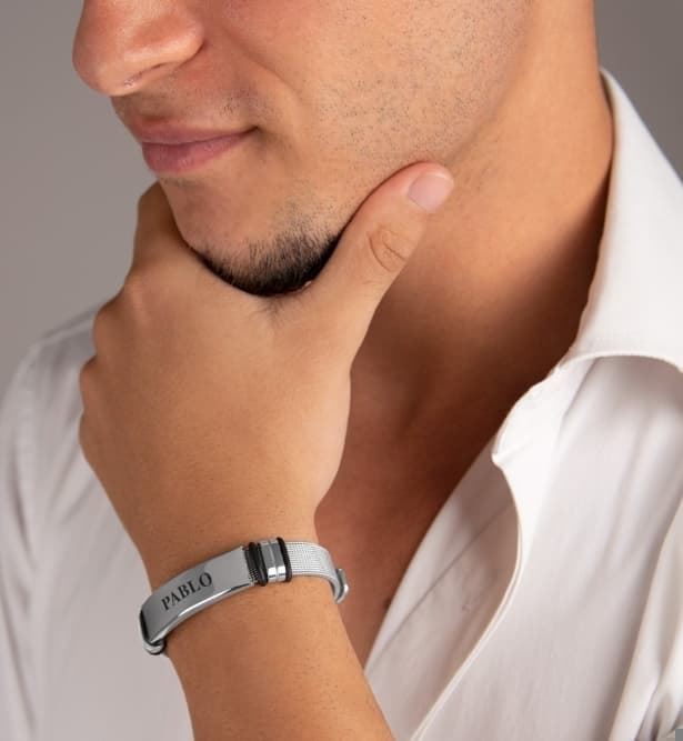 Pulsera personalizada hombre de cinturón avancy - Imagen 2