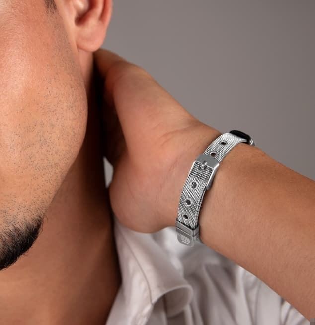 Pulsera personalizada hombre de cinturón avancy - Imagen 3