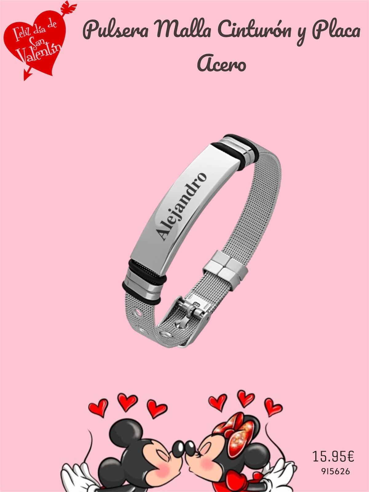 Pulsera personalizada hombre de cinturón avancy - Imagen 4