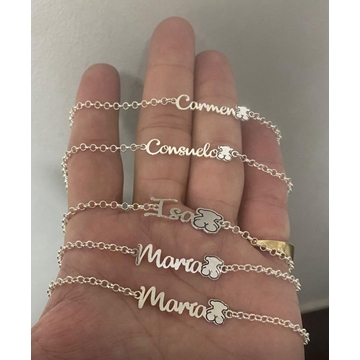 Pulsera personalizada Tous plata de primera ley - Imagen 1