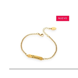 Pulsera primavera con perla personalizable - Imagen 1