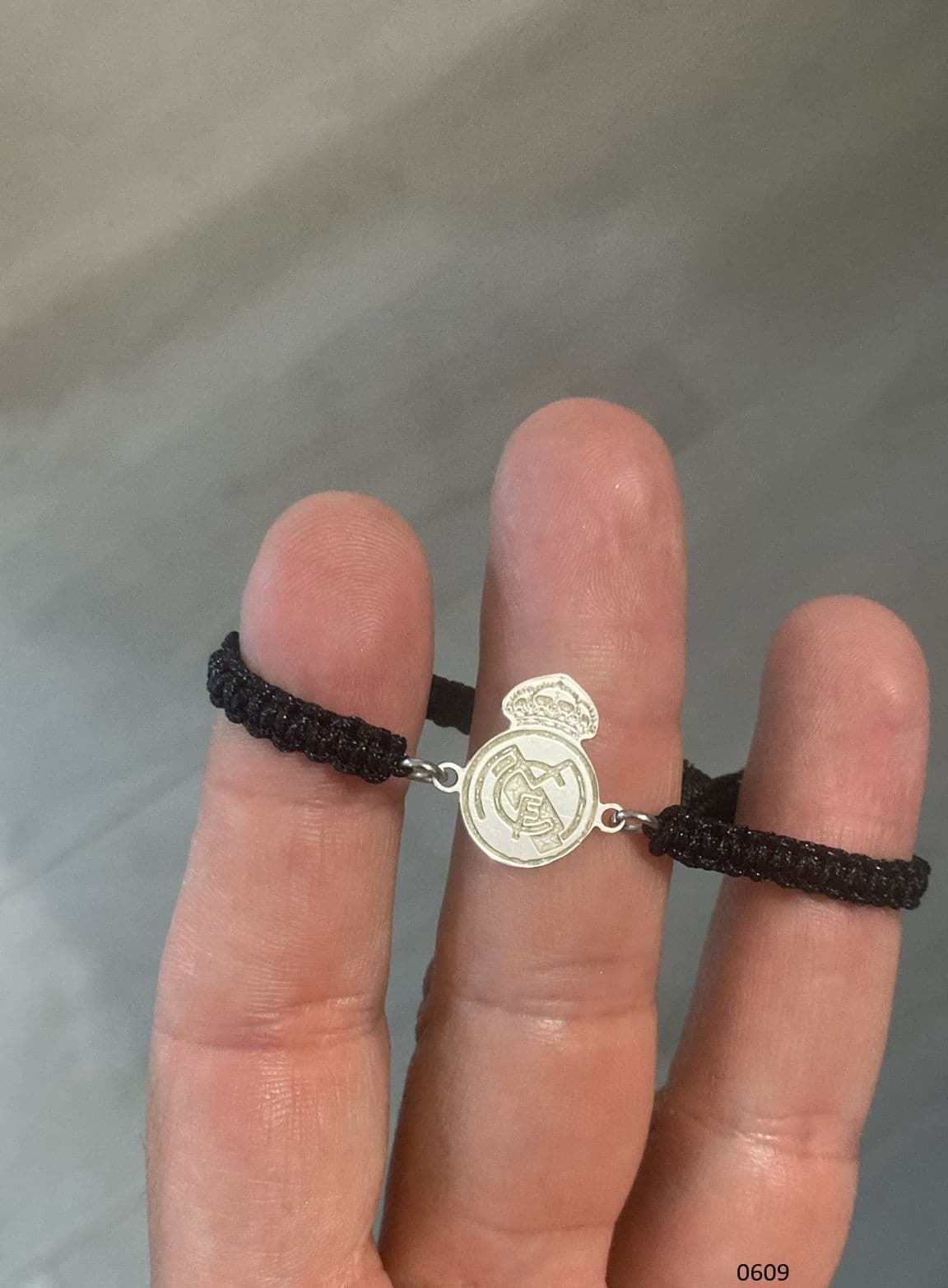 Pulsera Real Madrid plata de ley - Imagen 1