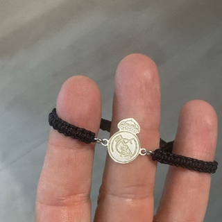Pulsera Real Madrid plata de ley - Imagen 1