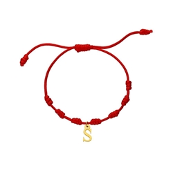 pulsera siete nudos con inicial - Imagen 2