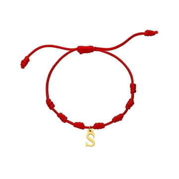 pulsera siete nudos con inicial - Imagen 2