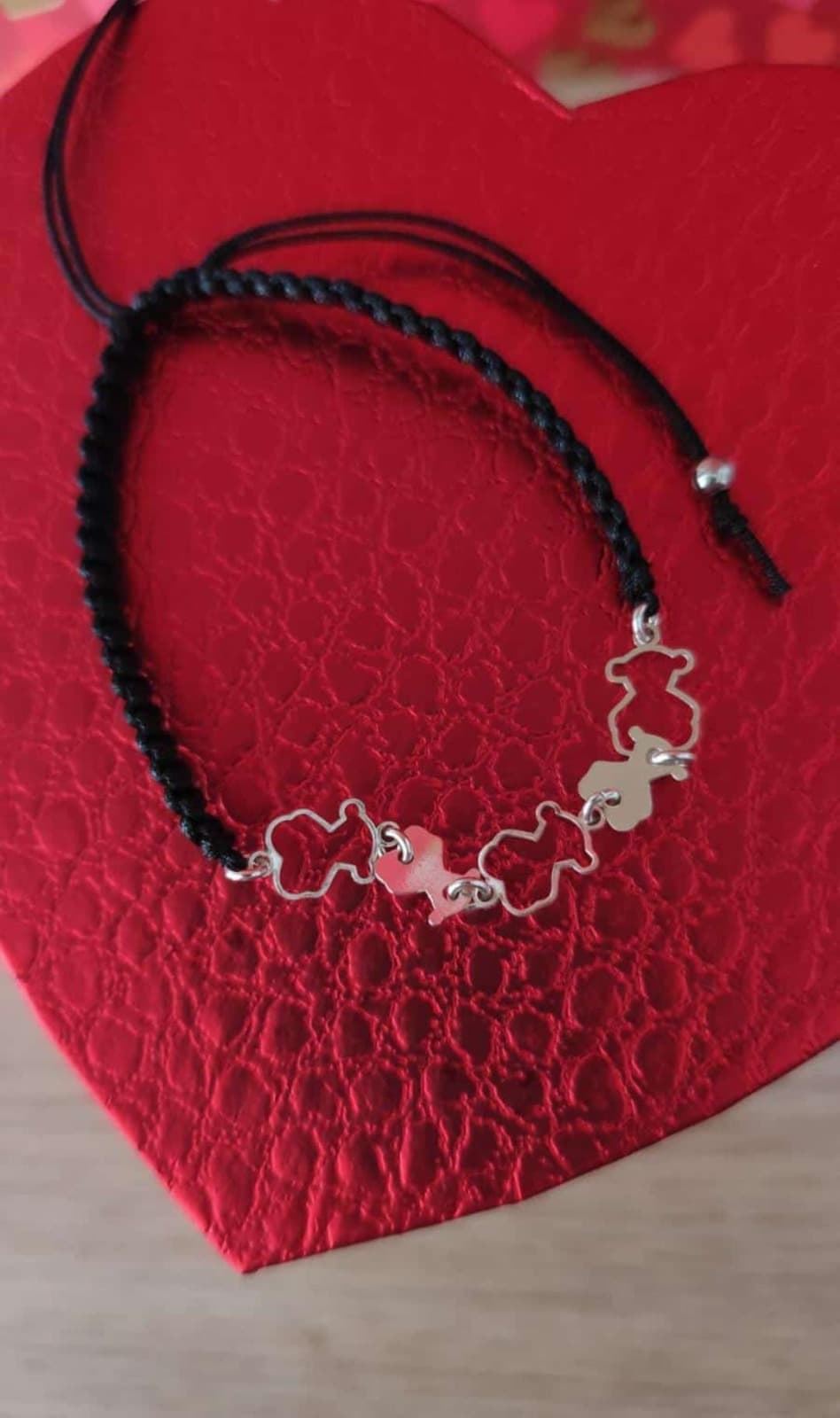 Pulsera Tous  de cordón plata - Imagen 1