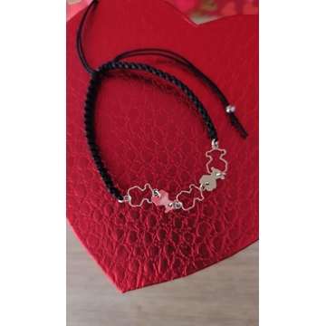 Pulsera Tous  de cordón plata - Imagen 1