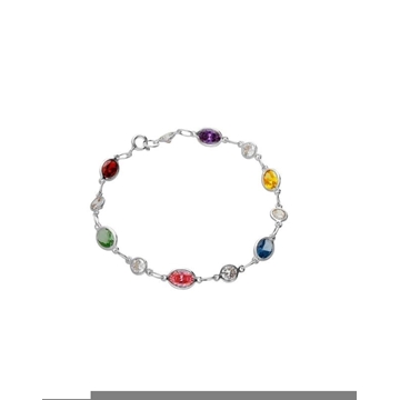 Pulsera Tutti Frutti plata de ley - Imagen 2