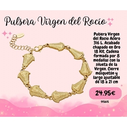 Pulsera Virgen del Rocio - Imagen 1