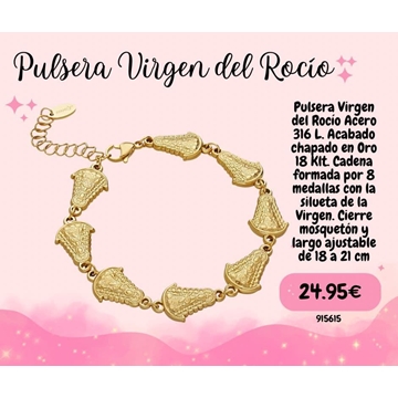 Pulsera Virgen del Rocio - Imagen 1
