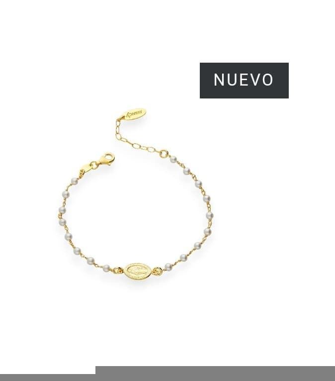 Pulsera Virgen milagrosa primera comunión - Imagen 2