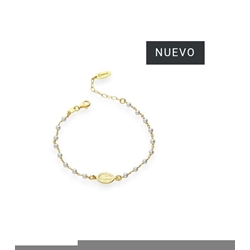 Pulsera Virgen milagrosa primera comunión - Imagen 2