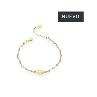 Pulsera Virgen milagrosa primera comunión - Imagen 2
