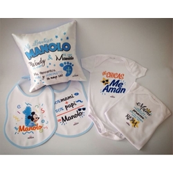 Regalo Conjunto nacimiento personalizado - Imagen 1