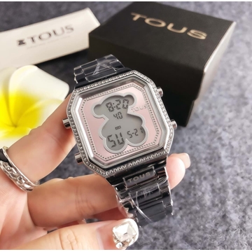 Reloj cuadrado con esfera de osito Tous - Imagen 1