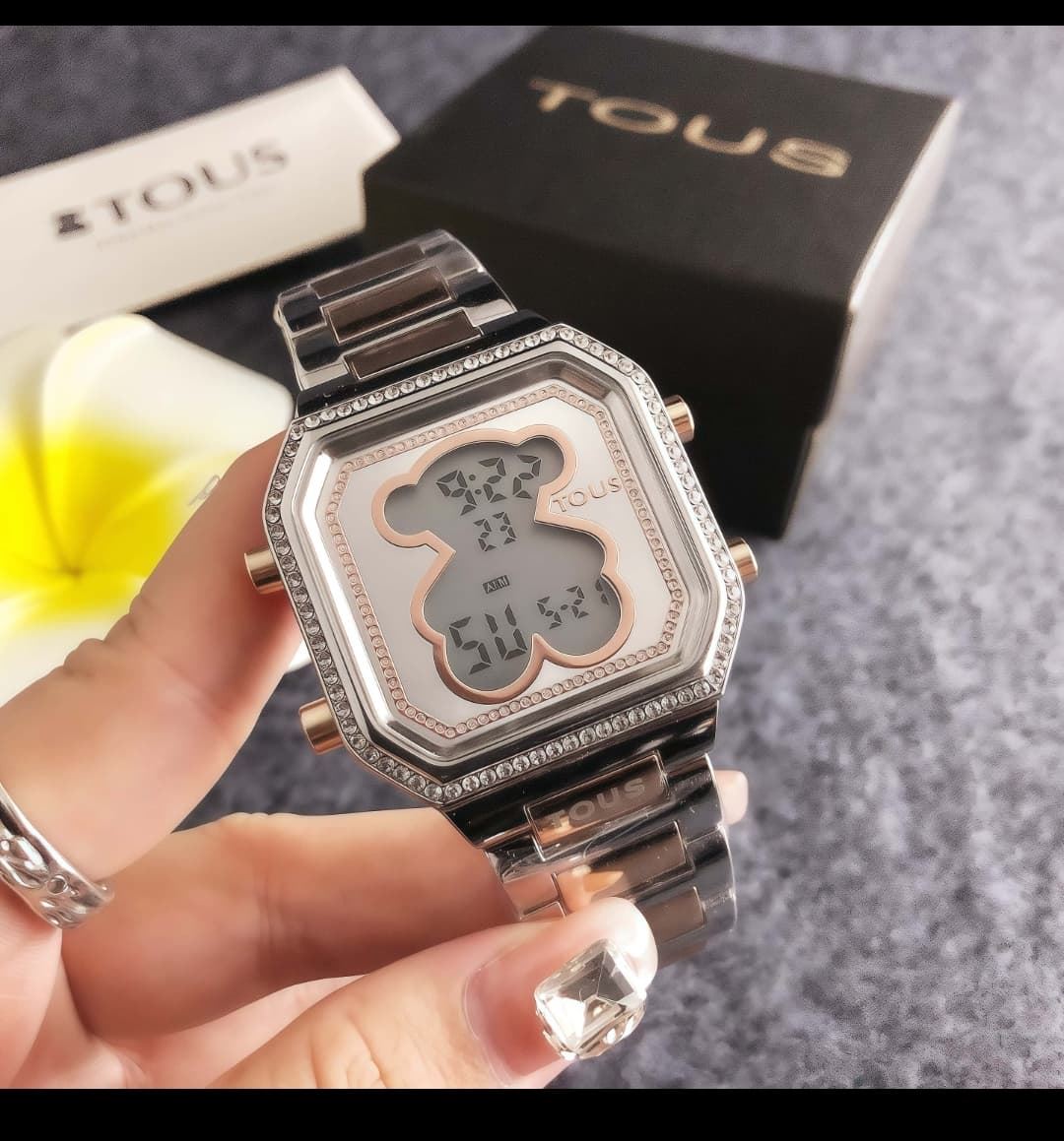 Reloj cuadrado con esfera de osito Tous - Imagen 2