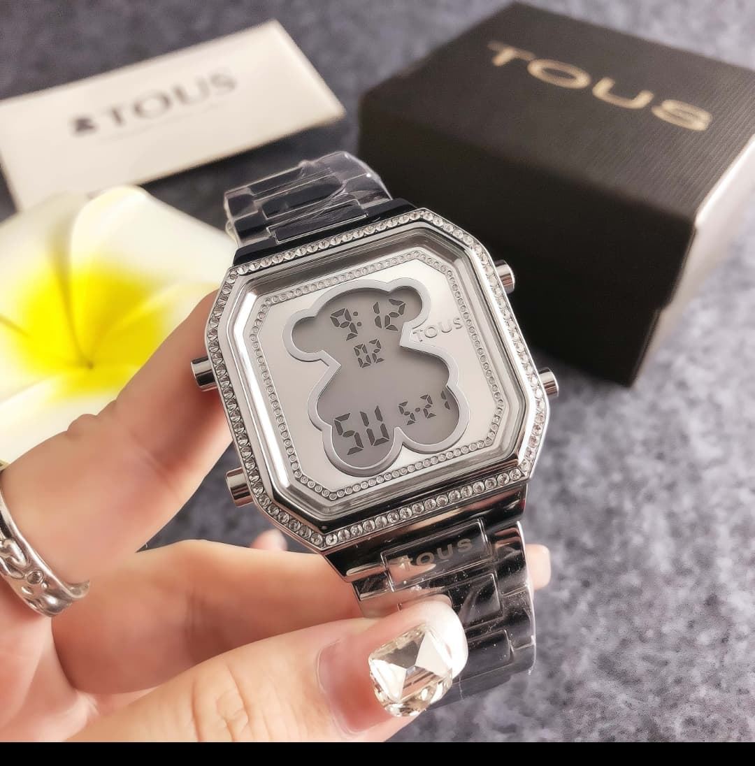 Reloj cuadrado con osito Tous - Imagen 3