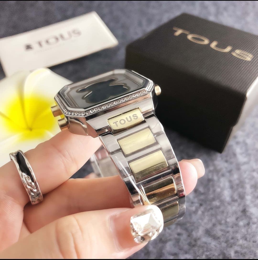 Reloj cuadrado con osito Tous - Imagen 5