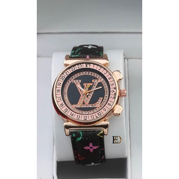 Reloj Louis Vuitton cuero - Imagen 1
