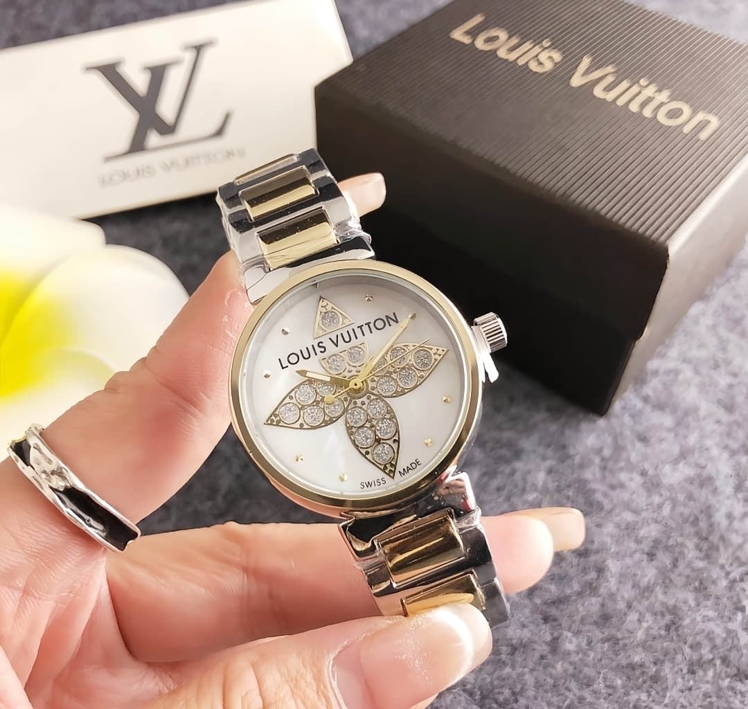 Reloj Louis Vuitton flor - Imagen 1