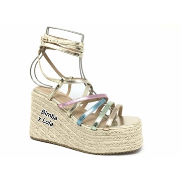 Sandalias de cuña Bimba y Lola multicolor - Imagen 2