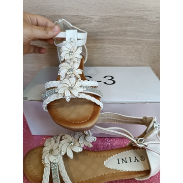 Sandalias romanas flores - Imagen 2