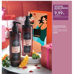 Set de baño hoja de geranio y naranja Avon - Imagen 1