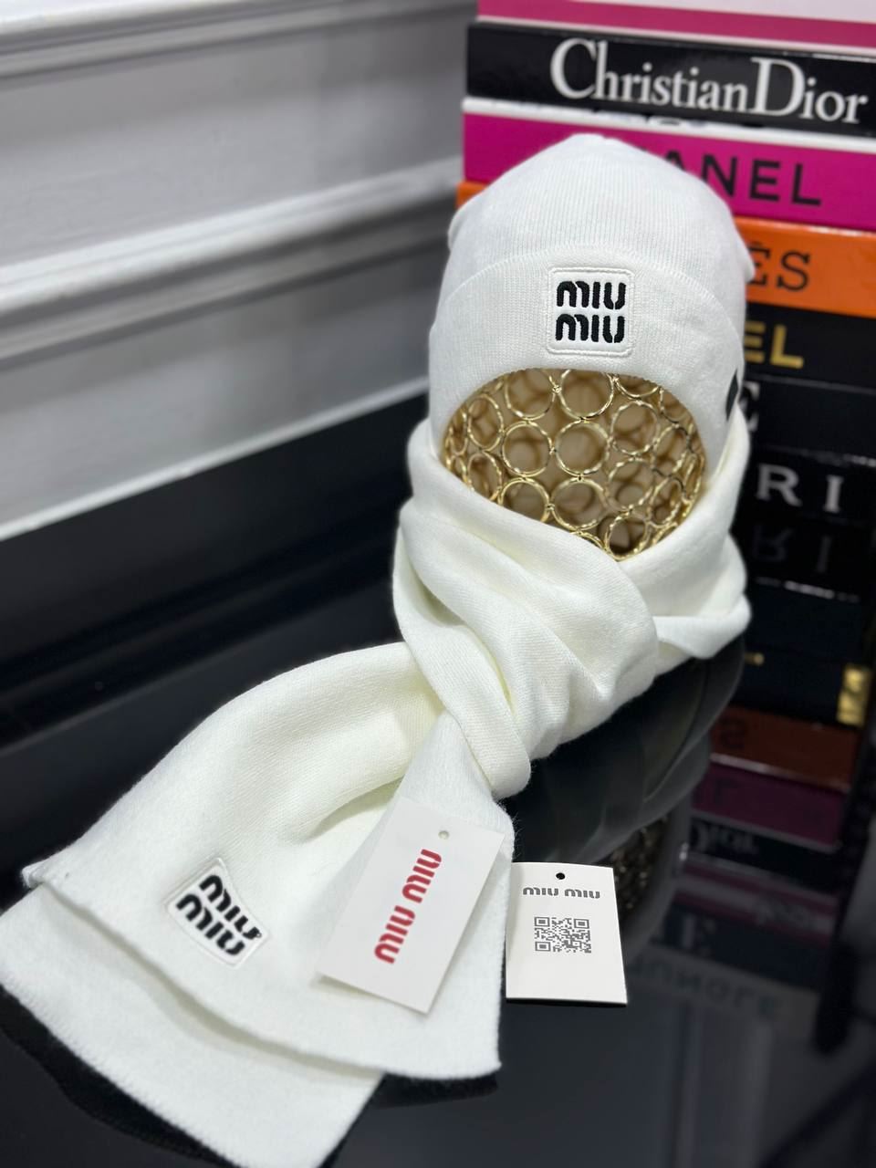Set de invierno gorro y bufanda Miu Miu - Imagen 1