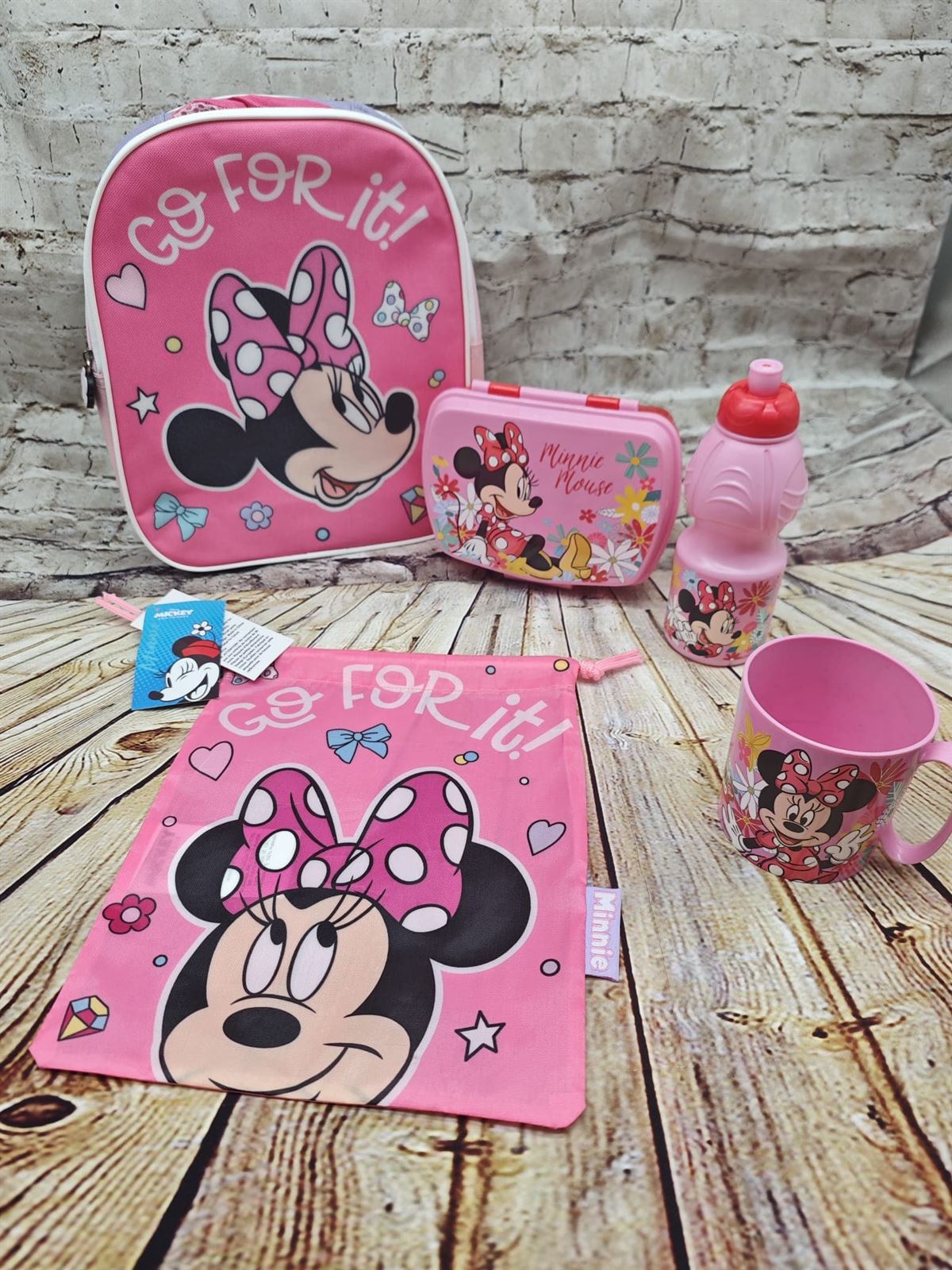 Set Minnie  mochila vuelta al cole - Imagen 1