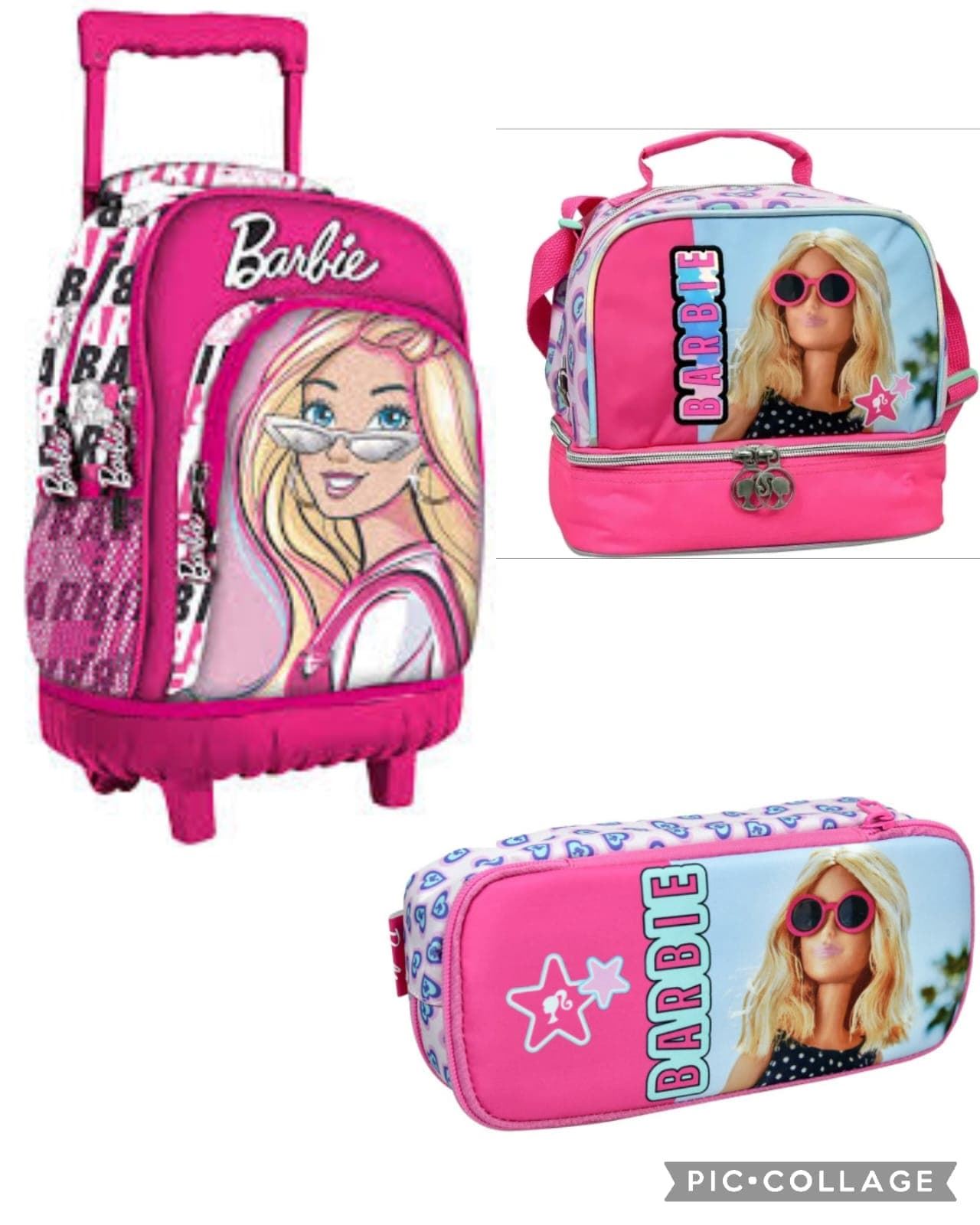Set mochila escolar y neceser Barbie - Imagen 1