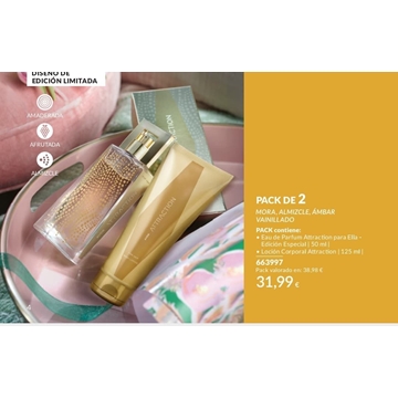 Set perfume attraction para ella Avon - Imagen 1