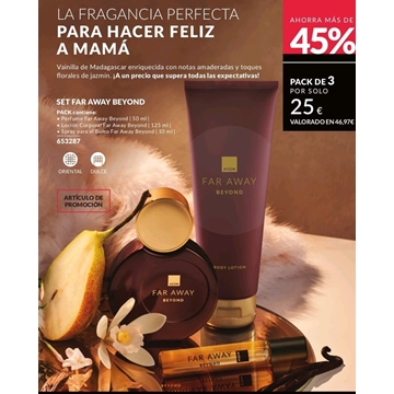 Set perfume Far Away Beyond Avon - Imagen 1
