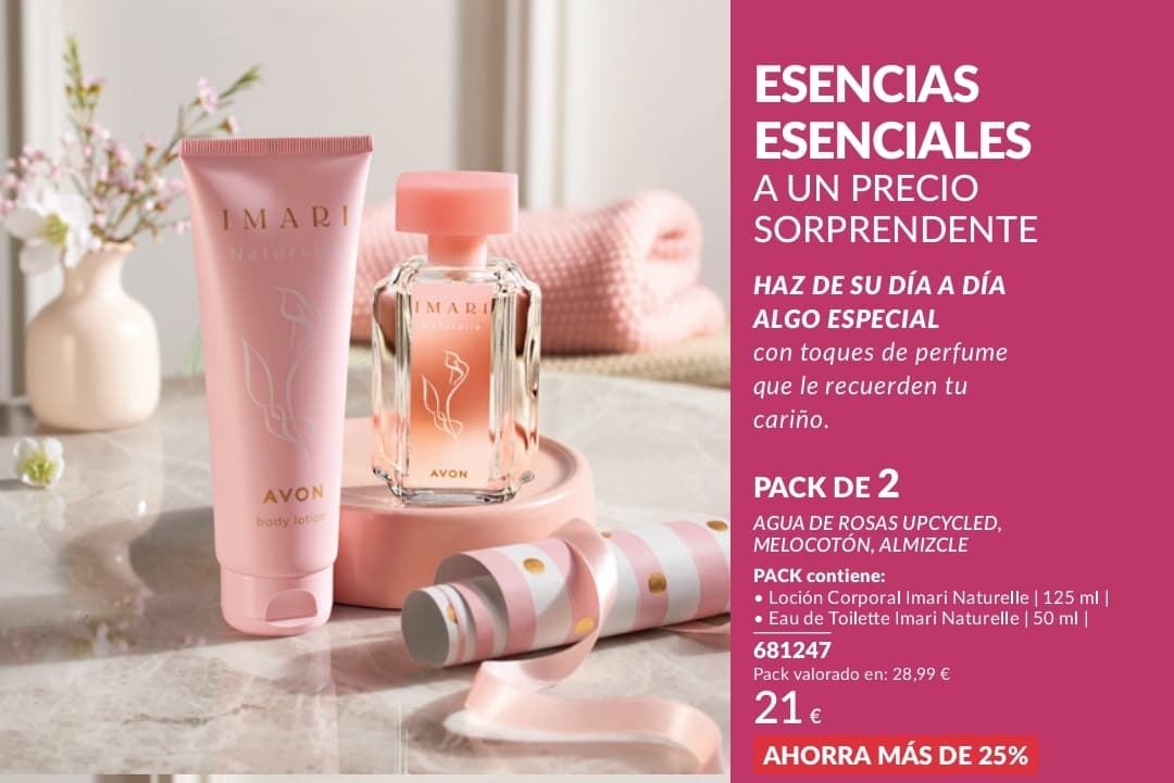 Set  perfume  Imari naturelle Avon - Imagen 1