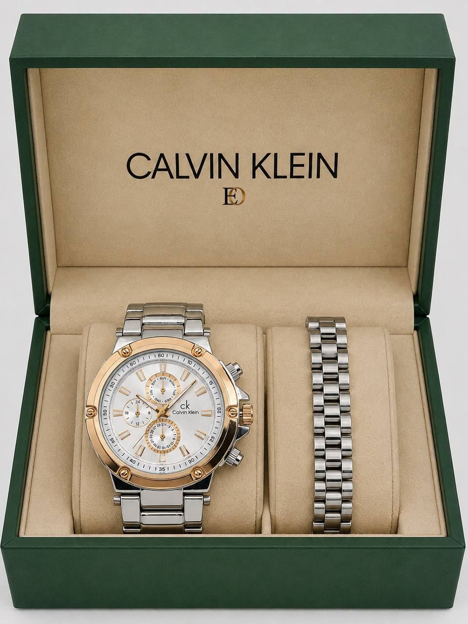 Set reloj y pulsera Calvin Klein acero - Imagen 1