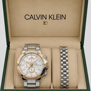 Set reloj y pulsera Calvin Klein acero - Imagen 1
