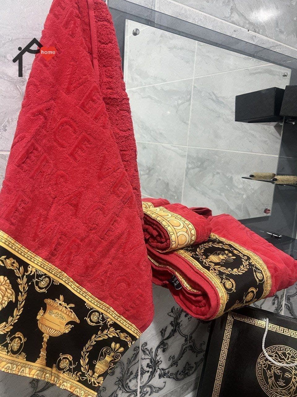 Set toallas de baño Versace - Imagen 1