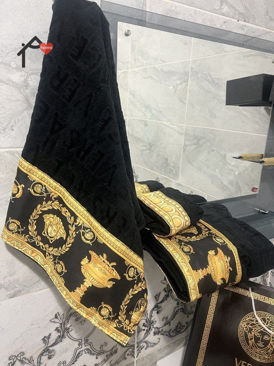 Set toallas de baño Versace - Imagen 4
